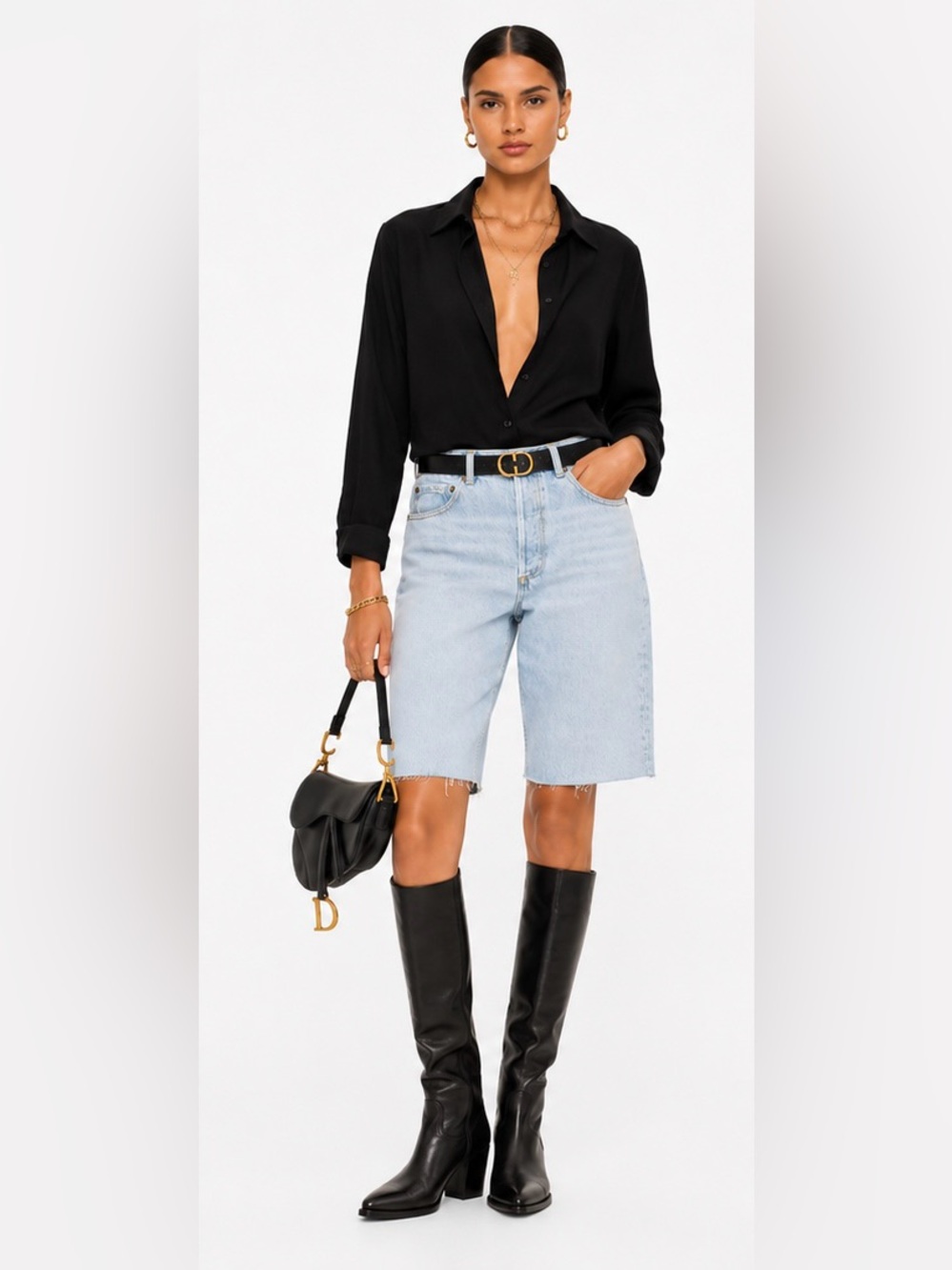 Boyish NWOT The Bradley Bermuda Cut Off Shorts in Sunrise